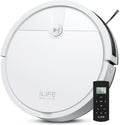 iLife Robotstofzuiger V2, 120 minuten looptijd, knoopvrije zuigkracht, schemareiniging, slank, stil, zelfladende robotstofzuiger, ideaal