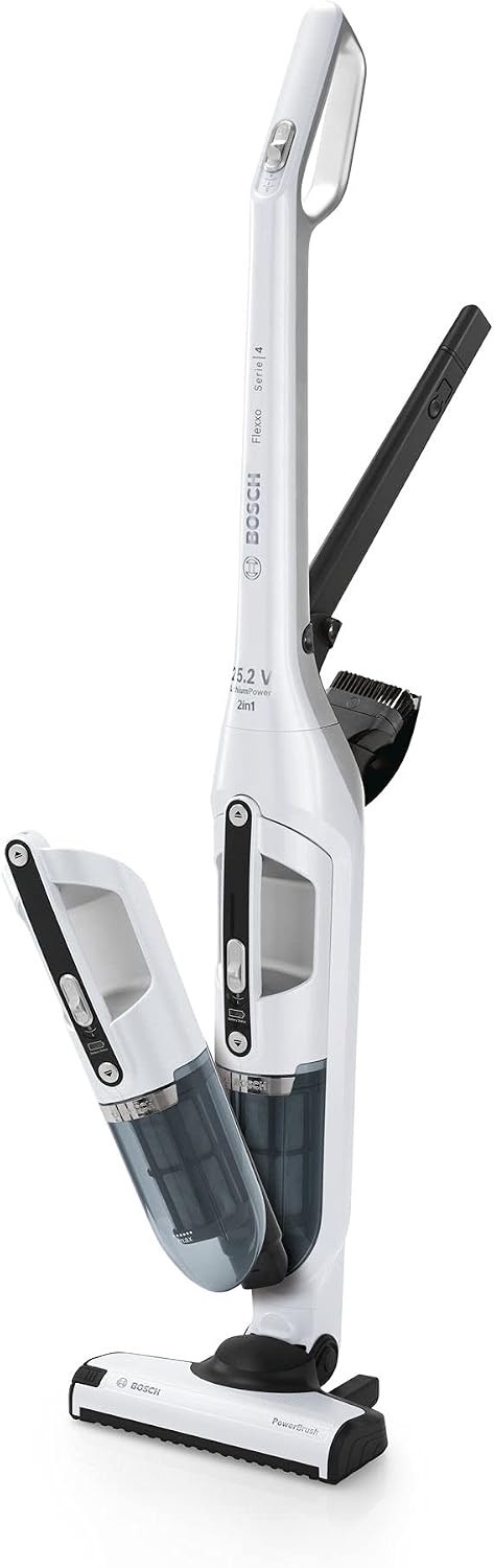 Bosch Handstofzuiger Hogar Flexxo Serie I 4 BBH32551 Draadloze, 25,2 V, tot 55 minuten looptijd, wit