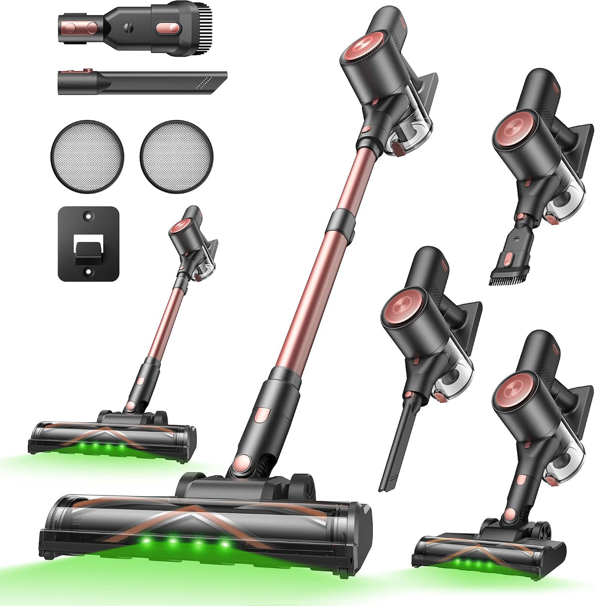 Vexilar Steelstofzuiger V10PRO Accustofzuiger, 45 kPa/450 W/45 min, draadloos, voor