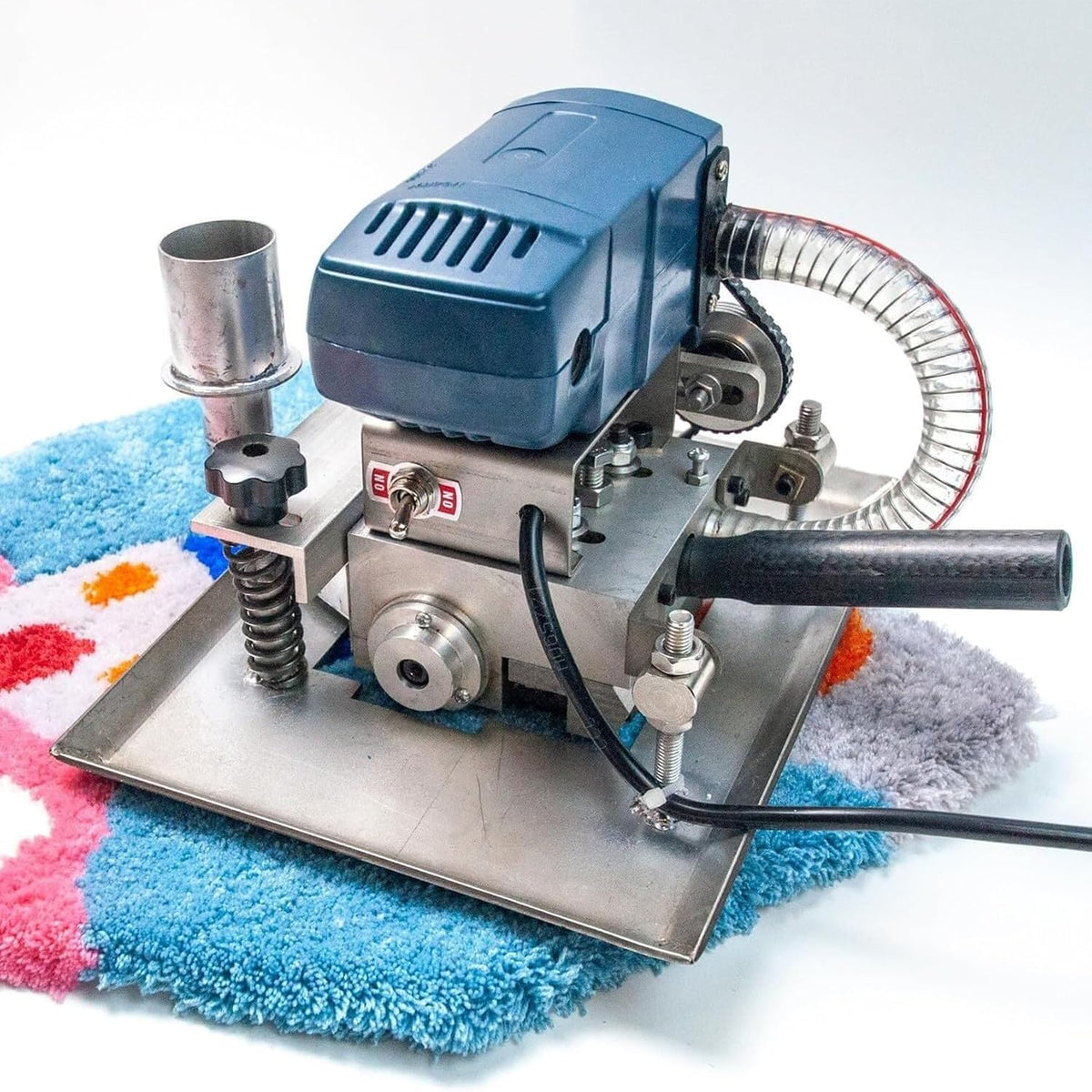 Yehozz Tapijtknoopbenodigdhed Draagbare Elektrische Vlakke Tapijtschaar, 500w Handgemaakte Tapijtreinigingsmachine, Tapijttrimmer, Flexibele Beweging