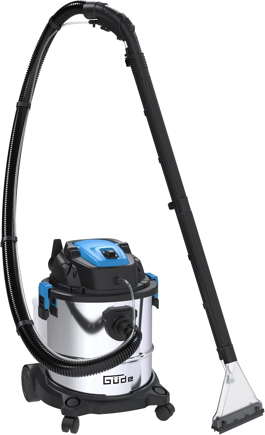 Güde Nat- en droogzuiger GWS 1600-20 Waszuiger (1600 W, 20 l roestvrijstalen tank, maximaal zuigvermogen 19 kPa, nat- en droogzuigen, sproeien, blazen