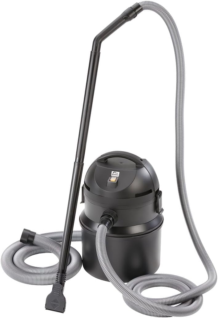 Pontec Handmatige zwembadzuiger PondoMatic 50754 1400 W, 3000 l/u, compact - vijverstofzuiger, voor eenvoudige en effectieve reiniging van tuinvijver