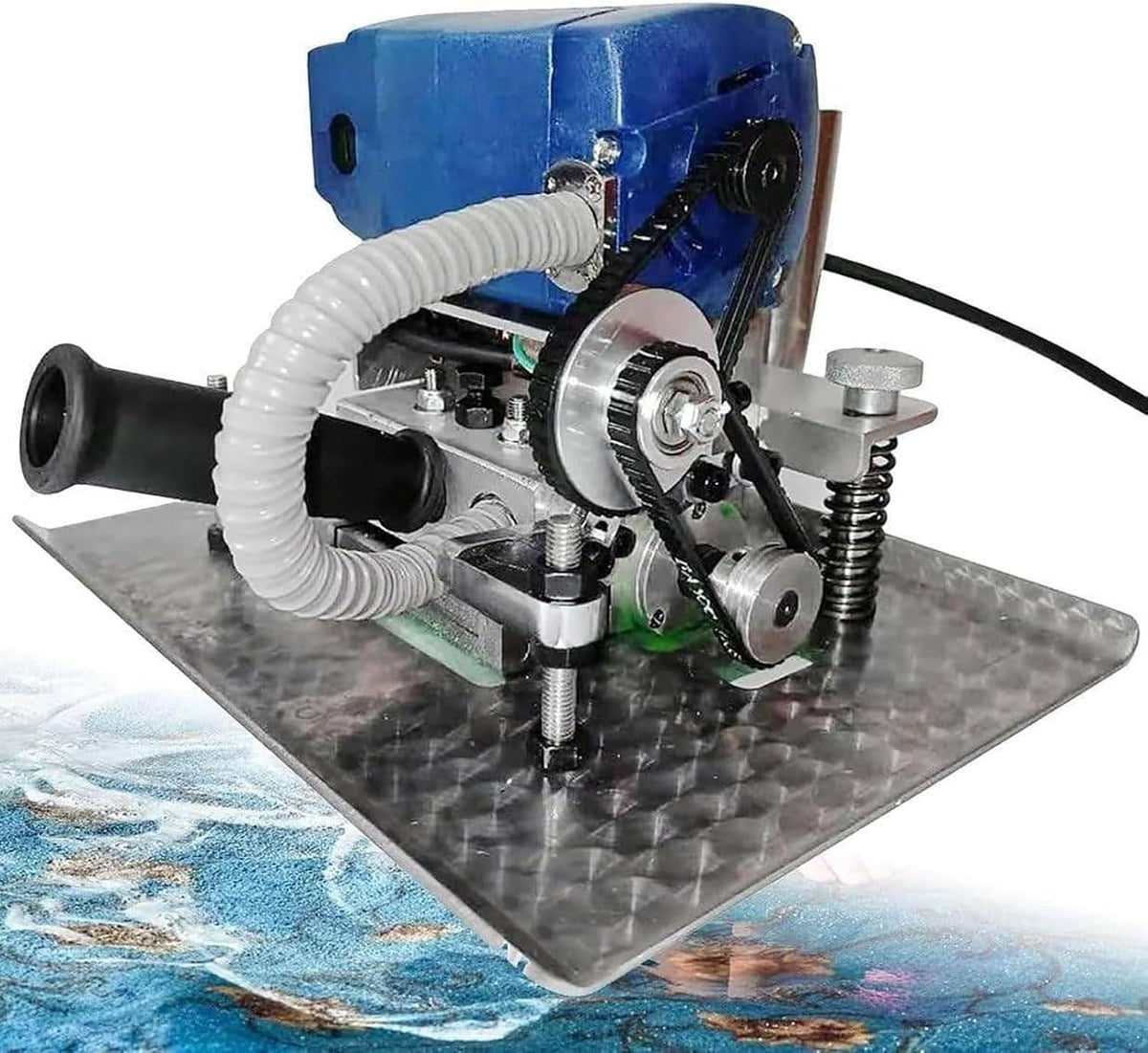 Ylanmei Scharen Tapijttrimmer, 500W handgemaakte tapijtreinigingsmachine, platte tapijtscheermachine, flexibele beweging, draagbaar, voor huishoudens