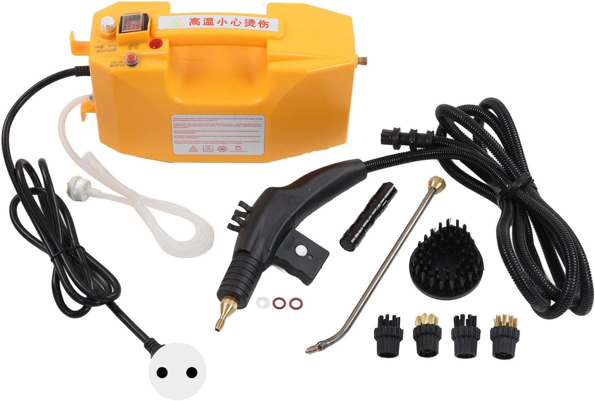 Klanata Stoomreiniger Draagbare hogedruk hoge temperatuur reinigingsmachine, voor apparaten en meubels - 2600W 220V EU-stekker - snelle stoomgeneratie